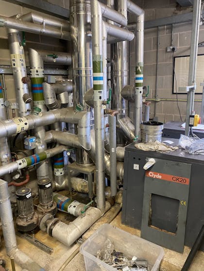 A Commercial oil project we are undertaking at a local primary school, we will be replacing one of the boilers in a cascade environment over the easter shutdown, whatchamacallit's this space